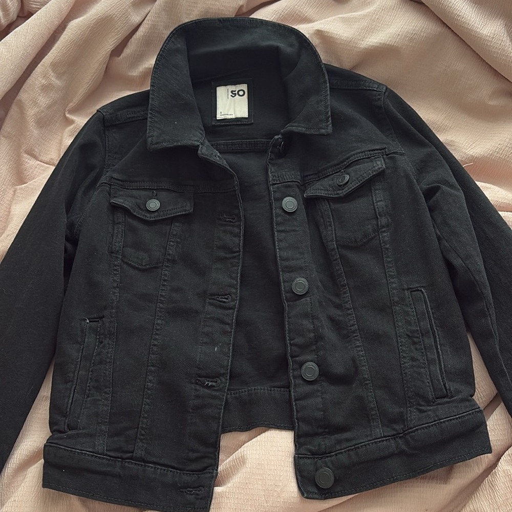 Small Black Jean Jacket